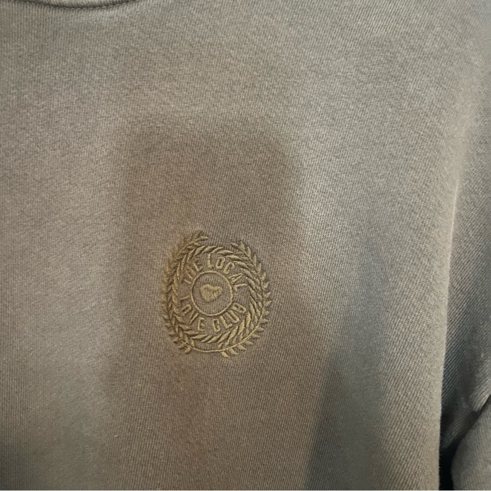 THE LOCAL LOVE CLUB Vitals Crew Neck Sweatshirt in Oak - Picture 6 of 10